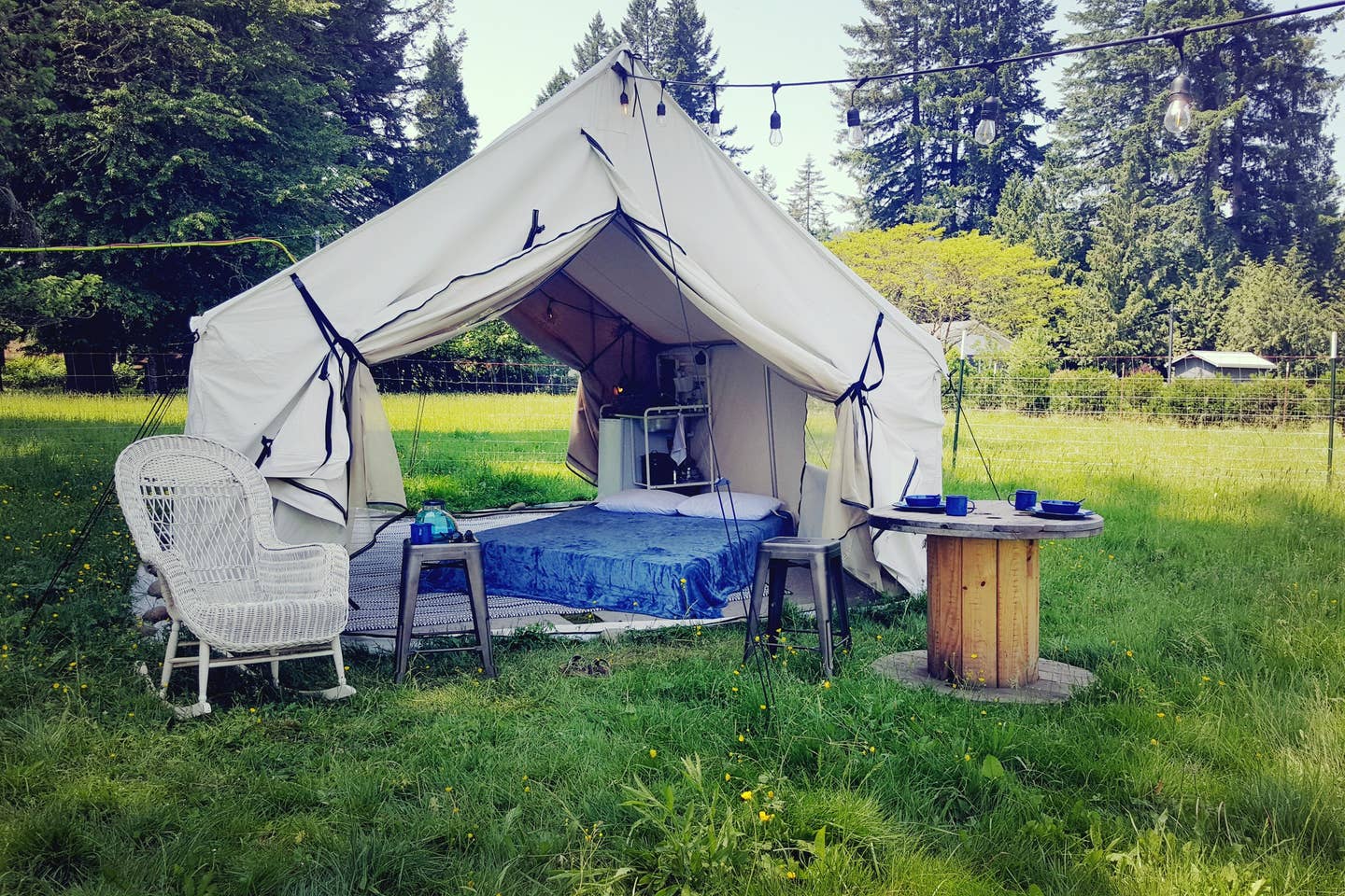 Glamping Tent in Oregon