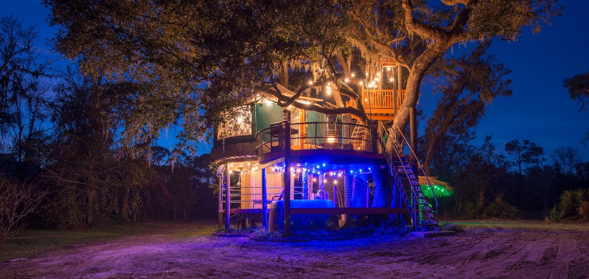 Best Treehouse Florida Glamping