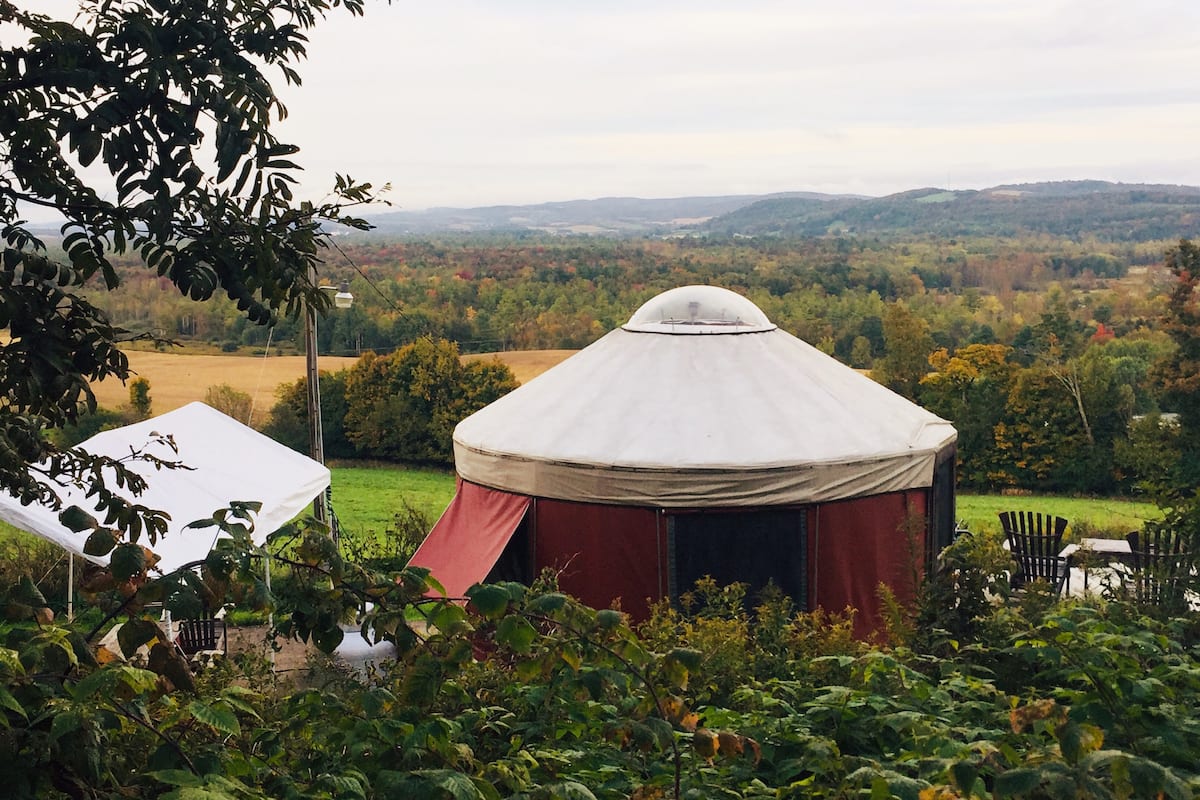 New York Yurt Glamping Airbnb