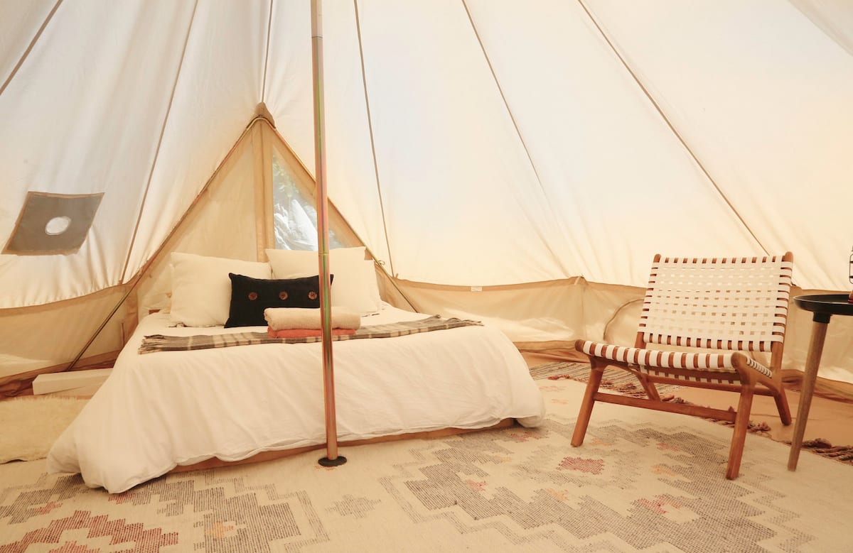 Stargazer Upstate NY glamping at Gatherwild Ranch