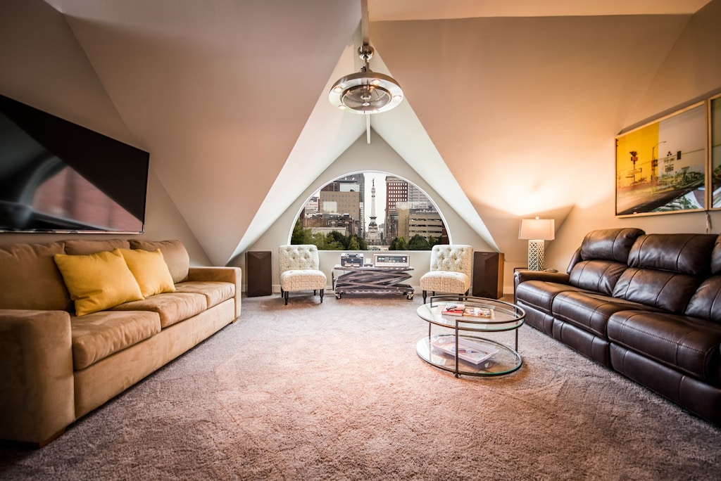 indianapolis downtown luxury penthouse loft rental