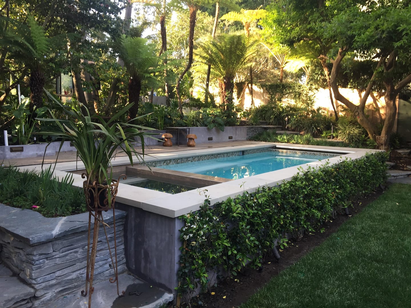 airbnb santa monica house with pool