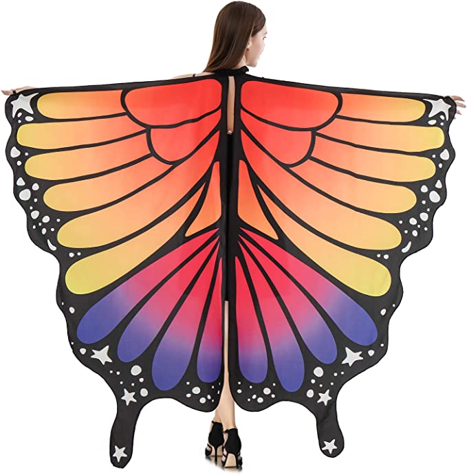 Butterfly Wings Shawl - Festival Accessories