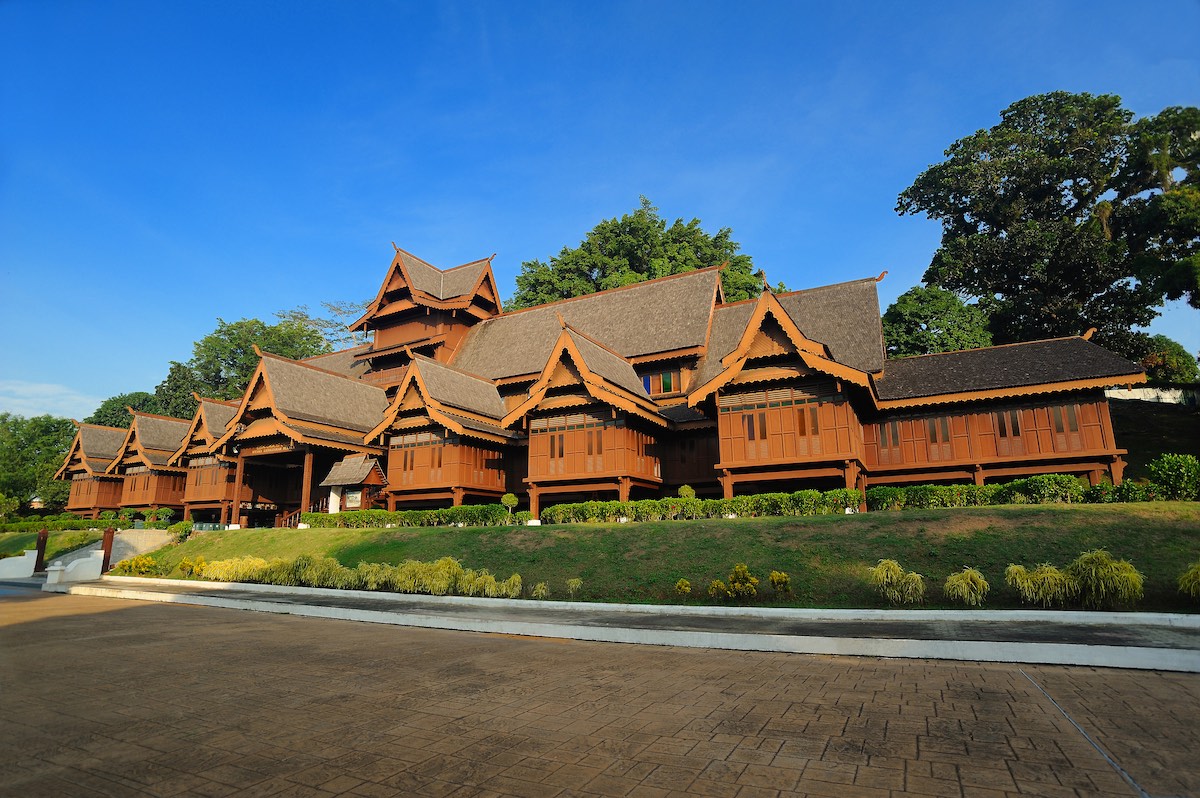 Melaka Sultanate Palace Museum, Malacca, Malaysia.