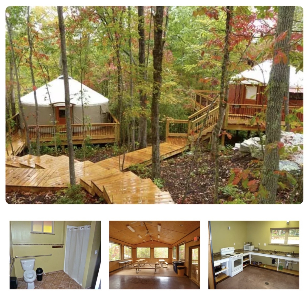 Chattooga Group Yurt Glamping South Carolina