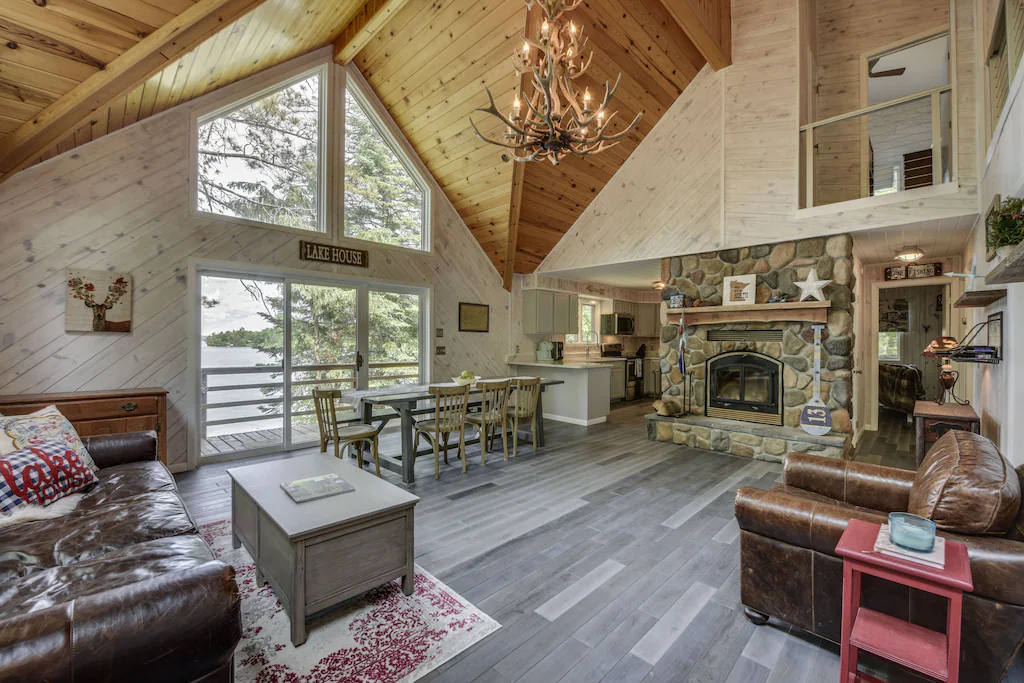 Lakefront Luxury Cabin Rental Minnesota