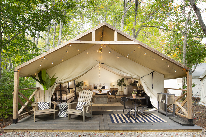 Sandy Pines Campground Glamping Maine