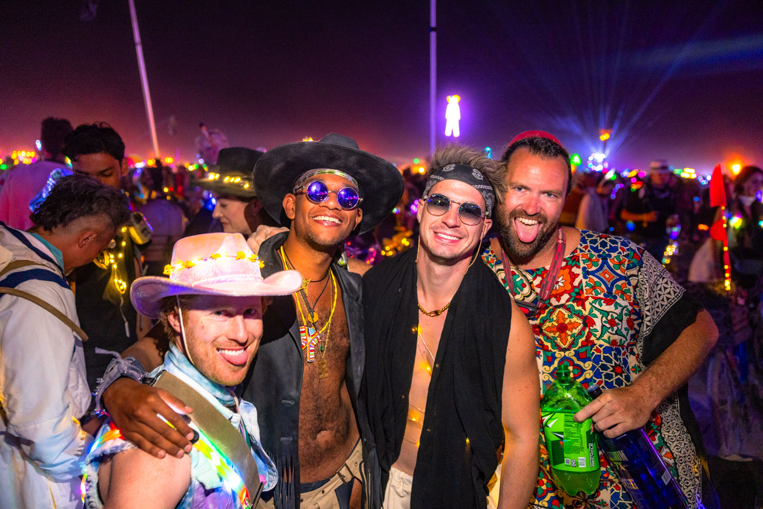 Group of friends at Burning Man