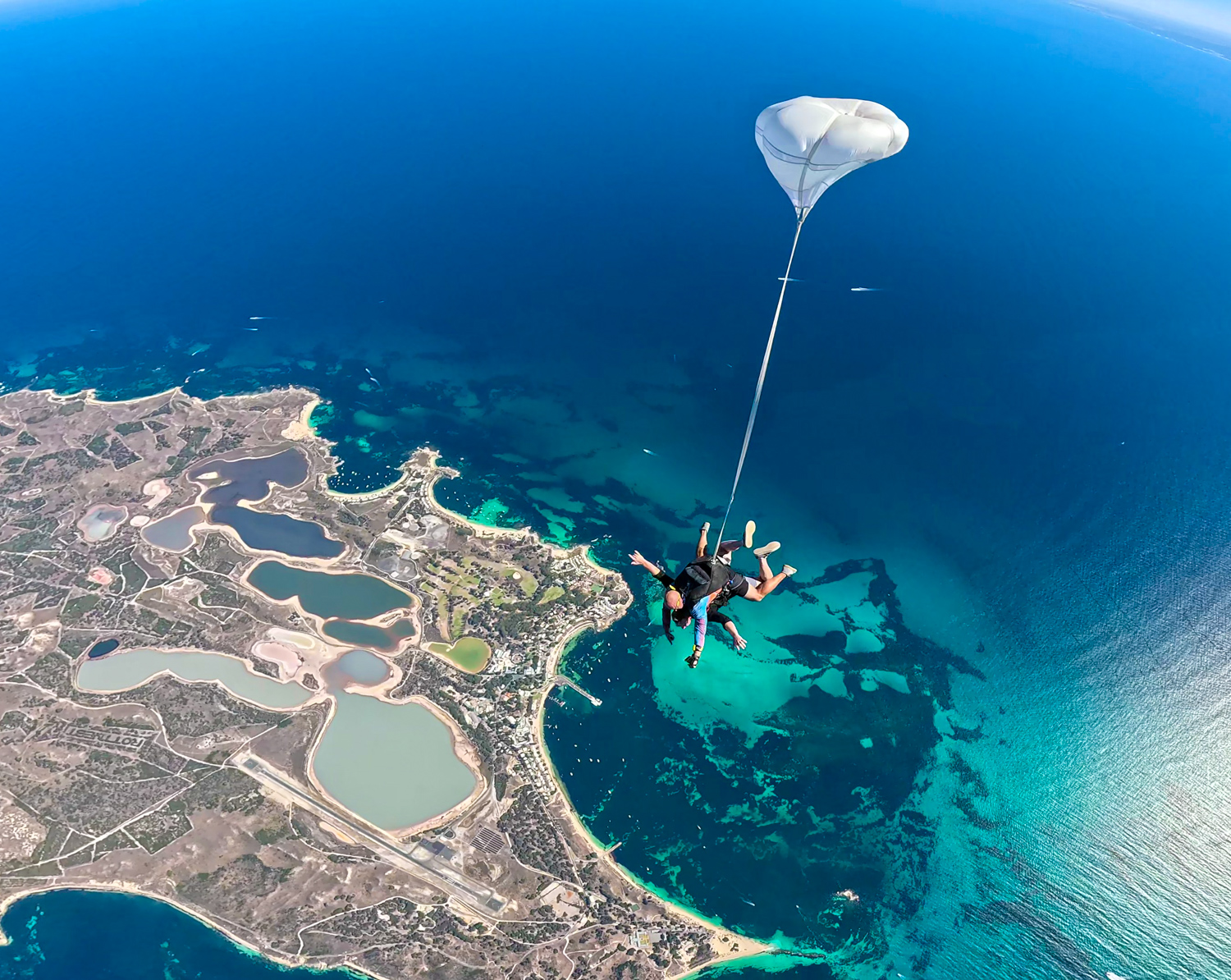 Skydiving Over Rottnest Island