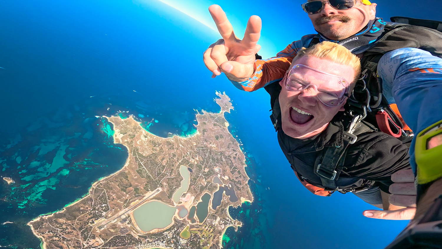 Skydiving Over Rottnest Island