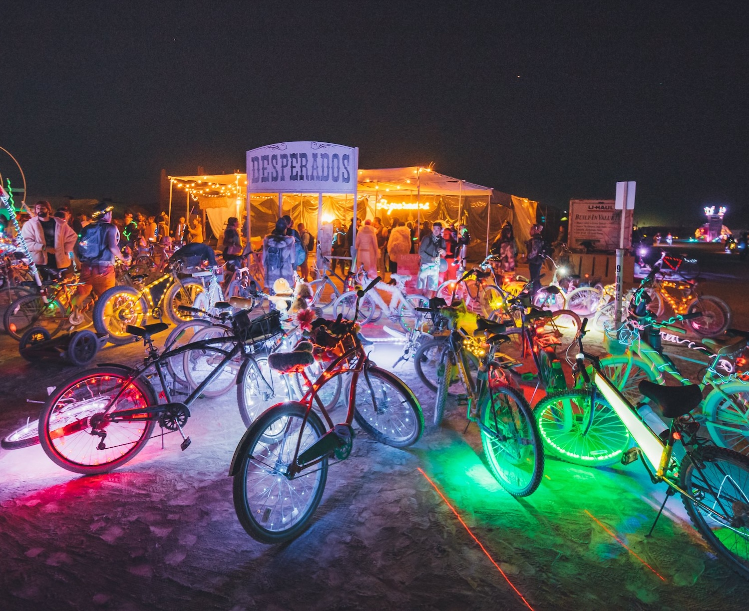 Burning Man Bike Lights